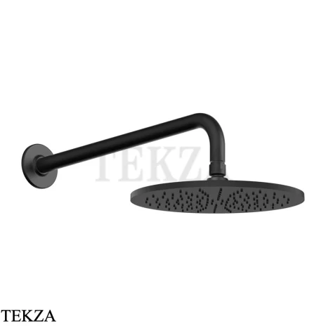 Gessi INCISO SHOWER Верхняя душевая лейка 30 с кронштейном 58248-299, Black XL