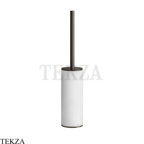 Gessi 316 ACCESSORIES Ёршик напольный, композит белый 54743-707, Black Metal Brushed PVD