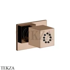 Gessi Rettangolo shower Душевая форсунка поворотная 20172-030, Copper глянец PVD