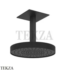 Gessi Inverso RIGATO Верхняя душевая лейка с кронштейном 30 см 63572-299, Matte Black