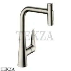 Hansgrohe Talis Select M51 Смеситель для кухни с вытяжным душем, 2jet, sBox 73867800, сталь