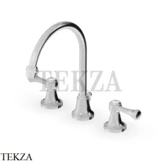 Zucchetti Agora Classic Смеситель для раковины с донным клапаном ZAL406, хром глянец