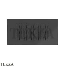 Newform Душевая лейка квадрат, стальная с дождевой струей 683.M0.077, Carbon Satin