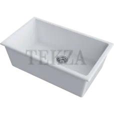 Omoikiri Okinoshima 76-U/I Кухонная мойка Natceramic прямоугольная 4997145 белый