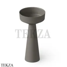 Dea Design Pedestal Basin Раковина напольная Solid Surface DD2018 425 3, Grey №3