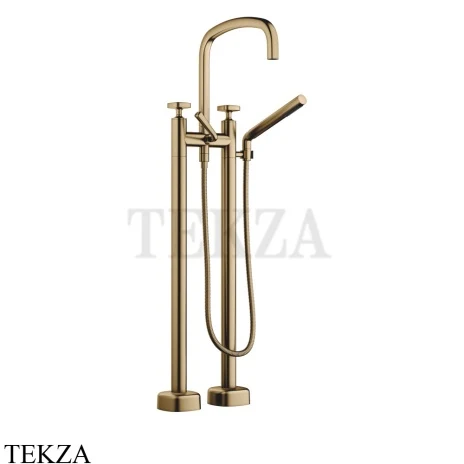 Dornbracht COYA Смеситель для ванны напольный, внешняя часть 25943404-39, Dark Brass сатинированный (PVD)