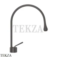 Gessi Goccia Смеситель для раковины средний, без сливного гарнитура 33602-126, Black Metal Br.