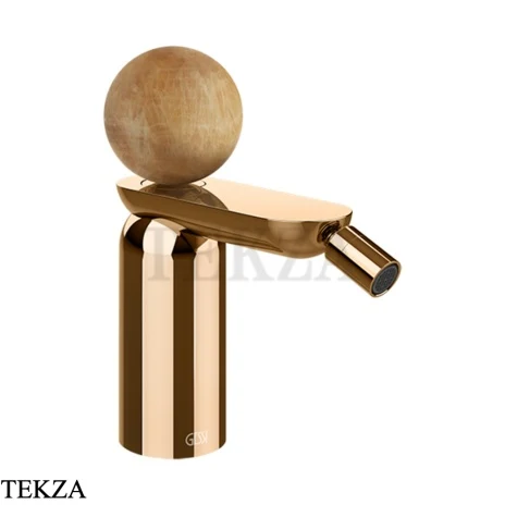 Gessi Perle Смеситель для биде с донным клапаном 74367-735, бронза глянец