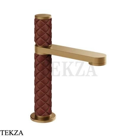 Gessi Pelle Tresse Смеситель для раковины, с донным клапаном 78251-431, Red Cherry/ Warm Bronze Br. PVD