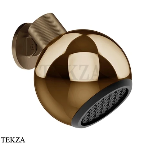 Gessi Haute Culture Shower Настенная душевая лейка со светодиодной подсветкой 57424-761, бронза Coffee