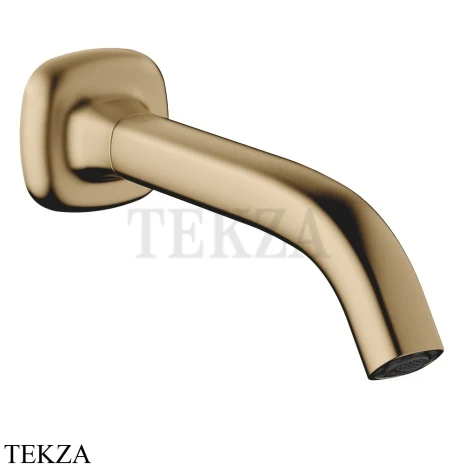 Dornbracht COYA Излив для ванны настенного монтажа 13801404-39, Dark Brass сатинированный (PVD)