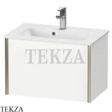 Duravit XViu Тумба подвесная компакт под раковину ME by Starck XV40780B118, 1 выдвижной ящик, белый матовый