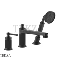 Gessi VENTI20 Смеситель на борт ванны, с гарнитуром 65037-187, Aged Bronze