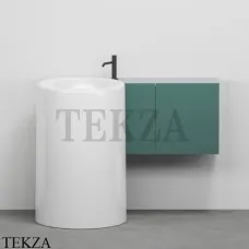 Cielo Itaca Мебель подвесная 90, справа (раковина отдельно) ITMS90DXL SM, Smeraldo