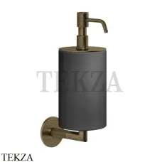 Gessi INGRANAGGIO Дозатор для жидкого мыла настенный черный 63814-713, Antique Brass
