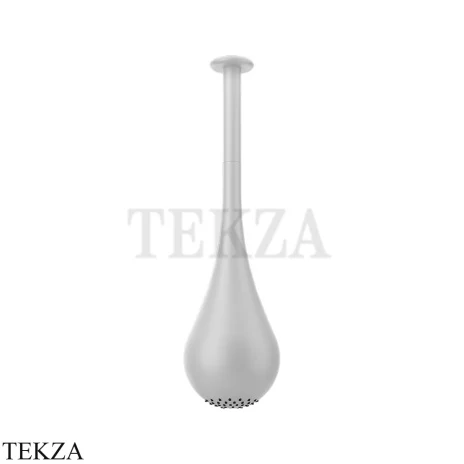 Gessi Goccia Потолочная каплевидная душевая лейка под размер 33753-279, Matte White