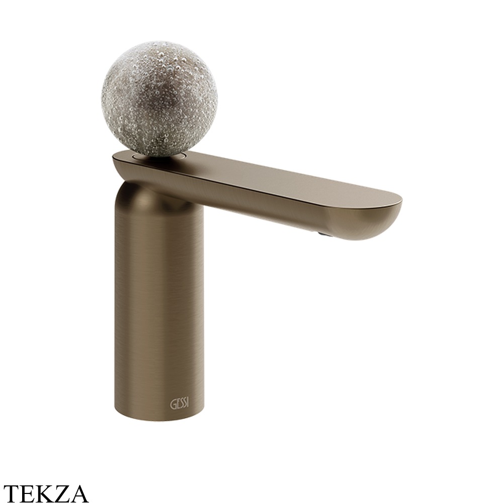 Gessi Perle Смеситель для раковины, без донного клапана 74602-761, бронза Coffee