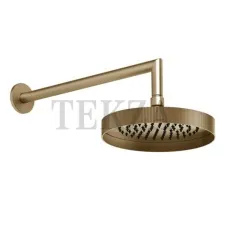 Gessi Inverso RIGATO Верхняя душевая лейка с кронштейном 63548-726, Warm Bronze Br. Gessi Inverso RIGATO Верхняя душевая лейка с кронштейном 63548-726, Warm Bronze Br.
