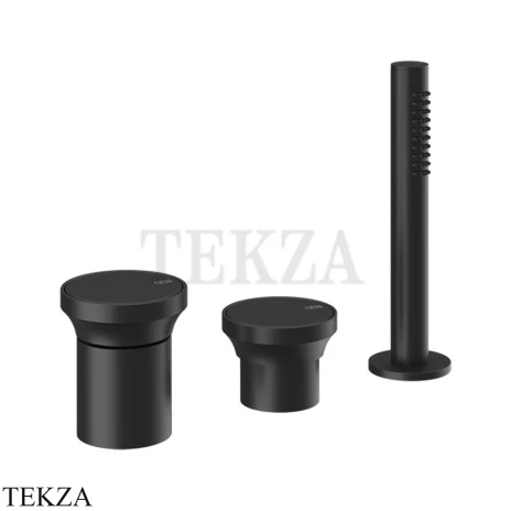 Gessi Origini ACCENT Смеситель для ванны с гарнитуром, без излива 66043-299, Black XL