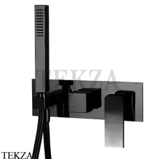 FIMA Carlo Frattini FIT Смеситель для душа 2 потока, с гарнитуром, F3399WX2NS черный матовый