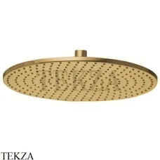 FIMA Carlo Frattini WELLNESS Верхняя круглая лейка для кронштейна 30 см F2224/2OS, Brushed gold