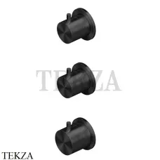 QuadroDesign Source Термостат для душа, 2 потока, внешняя часть, 12 49.00 ON, Black Gold