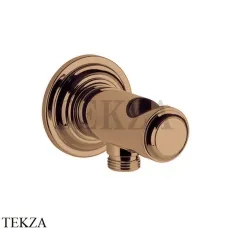 Gessi VENTI20 Держатель для душевой лейки с выводом воды 65161-726, Warm Bronze Br.