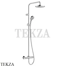 Hansgrohe Vernis Blend Showerpipe 200 1jet Душевая колонна с термостатом 26276000, хром глянец Hansgrohe Vernis Blend Showerpipe 200 1jet Душевая колонна с термостатом 26276000, хром глянец