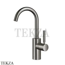 Dornbracht Meta Смеситель для раковины поворотный, с донным клапаном 33510661-19, Dark Chrome