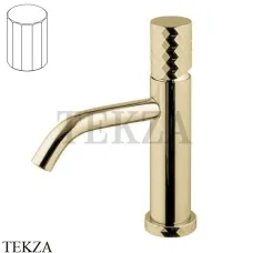 FIMA Carlo Frattini Spillo TECH V Смеситель для раковины, с донным клапаном F3031TXSVHS, Brushed Champagne