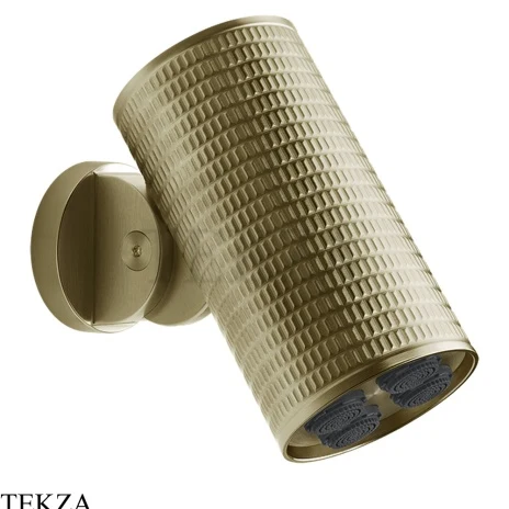 Gessi 316 SPOTWATER MECCANICA Душевая головка настенного крепления, многоструйная 57221-727, Brushed Brass PVD