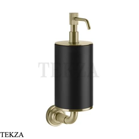 Gessi VENTI20 Дозатор для жидкого мыла настенный черный 65414-727, Brushed Brass PVD