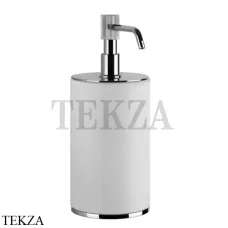 Gessi VENTI20 Дозатор для жидкого мыла настольный белый 65437-031, хром глянец
