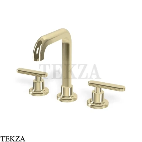 FIMA Carlo Frattini Park Line Смеситель для раковины 3 отв, с донным клапаном F1301HL, Champagne