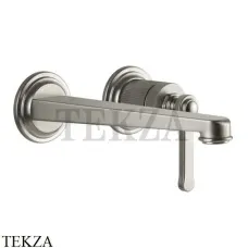 Gessi VENTI20 Смеситель для раковины средний, внешняя часть 65089-149, Finox Brushed Nickel
