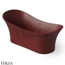 Dea Design Elegant Ванна отдельностоящая овальная 175x75 Solid Surface DD8614 1750 17, Red Wine №17