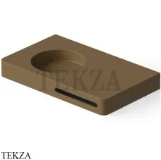 Dea Design Washbasins Раковина настольная 80х48 Solid Surface DD9080 800 1, Dark Camel №1