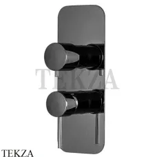 FIMA Carlo Frattini Spillo UP Смеситель для душа с переключателем, 2-3 потока F3039X6CS, Brushed black chrome FIMA Carlo Frattini Spillo UP Смеситель для душа с переключателем, 2-3 потока F3039X6CS, Brushed black chrome