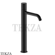 Fantini Nostromo Small Смеситель для раковины высокий, без донного клапана 5013G906WF, Черный матовый