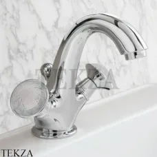 Oasis VENICE Смеситель для раковины, с донным клапаном 000RBVE010CR, хром глянец