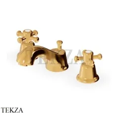 Zucchetti Delfi Смеситель для раковины с донным клапаном Z46242.8008C40, золото глянец