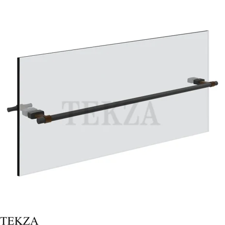 Gessi Jacqueline Полотенцедержатель для крепления на стекло, 60 см 77515-299, черный матовый