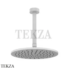 Gessi ANELLO Верхняя лейка с потолочным кронштейном 63352-279, белый матовый