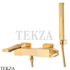 Migliore OPERA Смеситель для ванны, с ручным душем и держателем 19050, золото глянец