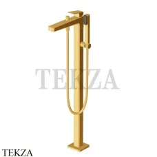 Zucchetti JINGLE Смеситель для ванны напольный, внешняя часть ZIN740.C41, brushed gold