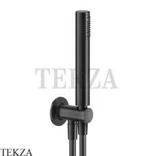 Gessi INCISO SHOWER Душевой комплект с держателем 58123-707, Black Metal Brushed