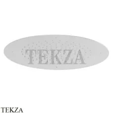 Newform Душевая лейка круглая стальная с дождевой струей 682.01.014, белый матовый