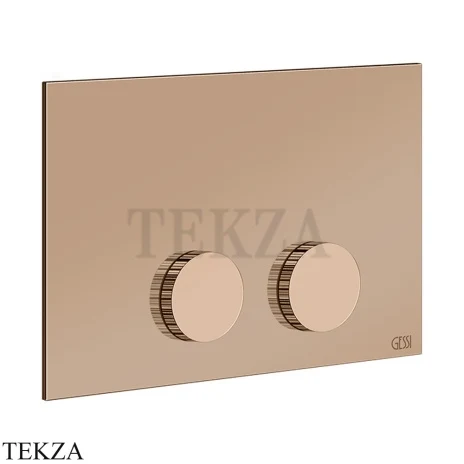 Gessi INGRANAGGIO Клавиша смыва для инсталляции Geberit omega 12, 54639-030, медь глянец