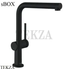 Hansgrohe Talis M54 Смеситель для кухни с вытяжным изливом 270 1jet sBox 72809670, черный матовый