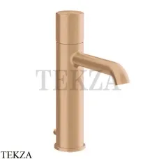 Gessi Habito UNITO Смеситель для раковины средний, с донным клапаном 70005-735, Warm Bronze